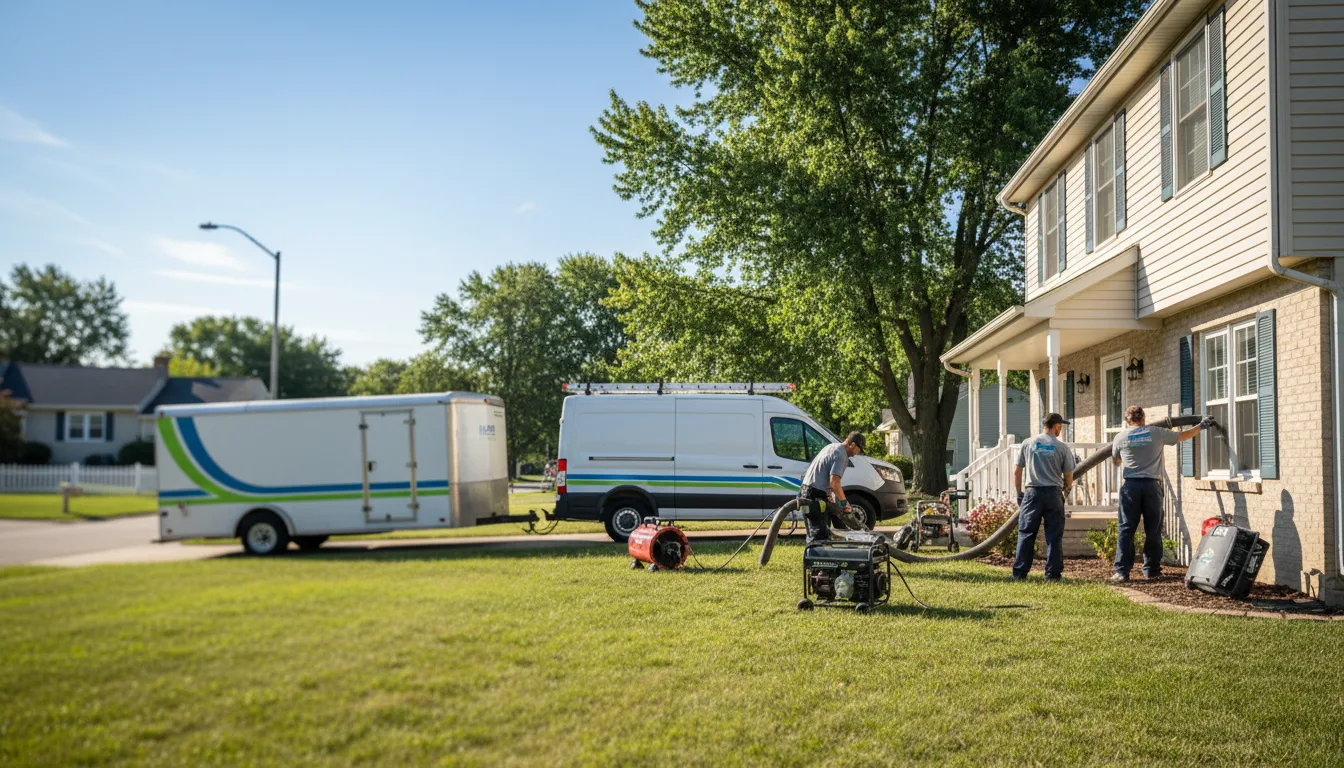 Flooded Basement Restoration And Cleanup With Repair in Hopewell, OH near me